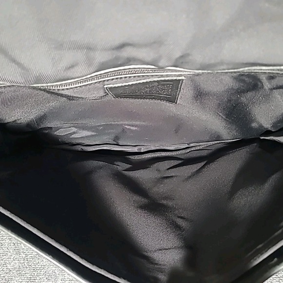 Vtg‎ COACH Black Leather/ Nylon Men's Briefcase Messenger Bag - Picture 11 of 14